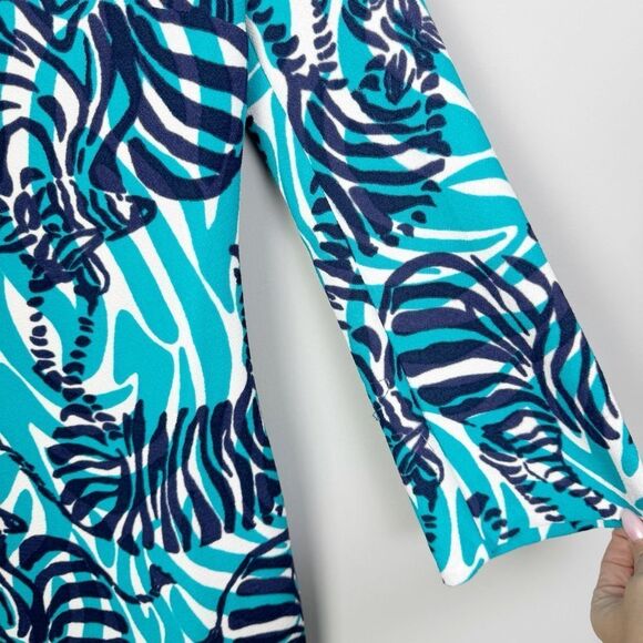 LILLY PULITZER | Devina Shift Dress in I’m Game Zebra Print Women’s Size 2 - Picture 9 of 15